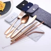 Bộ Muỗng Đũa Nĩa Thép Không Gỉ Tiện Dụng Cho Du Lịch Giá 105.105 VND Giảm Sốc 3
