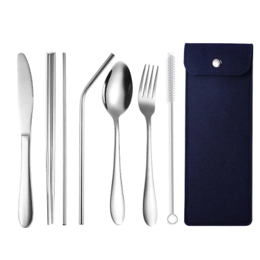 Bộ Muỗng Đũa Nĩa Thép Không Gỉ Tiện Dụng Cho Du Lịch Giá 105.105 VND Giảm Sốc 10
