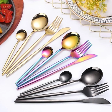 Bộ muỗng nĩa ăn phương tây thép không gỉ - Đầy đủ cắt, giá ưu đãi 25.080 VND