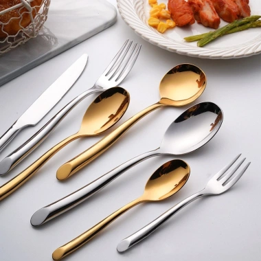 Bộ Muỗng Nĩa Dao Kim Loại Katelv Chất Lượng Cao – Chỉ 47,520 VNĐ
