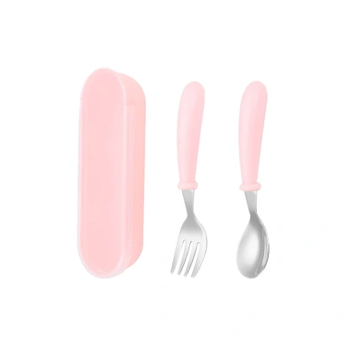 Bộ Muỗng Nĩa Inox 304 Pastel Tiết Dễ Thương, Không Độc Hại, Hộp Đựng Dễ Mang CJ-018 7