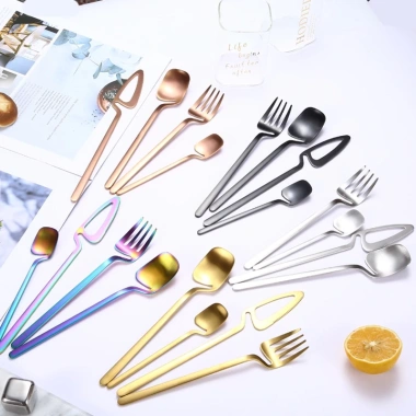 Bộ Muỗng Nĩa Thép Không Gỉ 304 - Thiết Kế Độc Đáo, Tiện Dụng, Chỉ 27.720₫ 2 Bộ Muỗng Nĩa Thép Không Gỉ 304 - Thiết Kế Độc Đáo, Tiện Dụng, Chỉ 27.720₫ 2