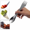 Bộ muỗng nĩa thép không gỉ đa năng, tiện dụng cho cắm trại - Giá chỉ 19,327₫