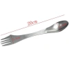 Bộ muỗng nĩa thép không gỉ đa năng, tiện dụng cho cắm trại - Giá chỉ 19,327₫ 3