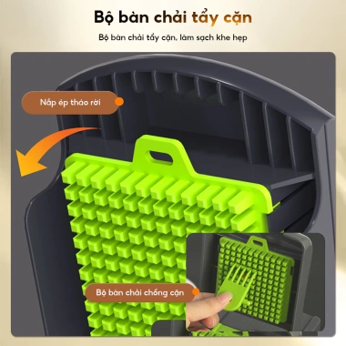 Bộ nạo rau củ 16in1 - Lưỡi dao inox không gỉ, tiện dụng, an toàn, chỉ 97.960₫ 8