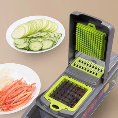 Bộ nạo rau củ 16in1 - Lưỡi dao inox không gỉ, tiện dụng, an toàn, chỉ 97.960₫ 9