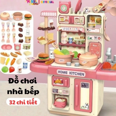 Bộ nấu ăn 2 tầng xịt nước và phụ kiện dễ thương - Đồ chơi nhập vai đầu bếp cho bé gái 2 Bộ nấu ăn 2 tầng xịt nước và phụ kiện dễ thương - Đồ chơi nhập vai đầu bếp cho bé gái 2