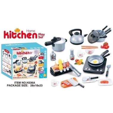 Bộ Nấu Ăn 36 Chi Tiết Kitchen Size Lớn - Đồ Chơi Nhà Bếp Bé, Giá Ưu Đãi 121.000₫