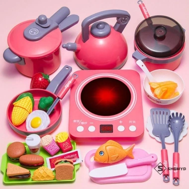 Bộ Nhà Bếp Mô Phỏng Nấu Ăn Cho Bé Gái - Đồ Chơi Giáo Dục Trẻ Em, Quà Tặng Độc Đáo - Giá 104.060 VND