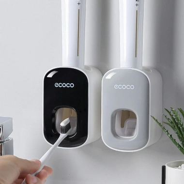 Bộ nhả kem đánh răng tự động ECO dán tường, mini, giá ưu đãi 68.000đ 6