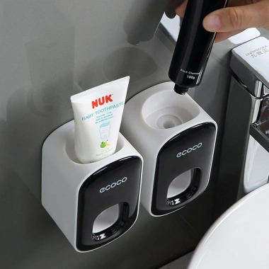 Bộ nhả kem đánh răng tự động ECO dán tường, mini, giá ưu đãi 68.000đ 9