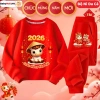 Bộ Nỉ Tết GoGo Baby Đồ Bé Trai Bé Gái Vải Nỉ Da Cá In Hình Chúc Mừng Năm Mới Bính Ngọ - 243k 10