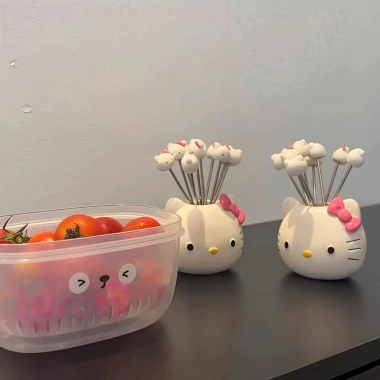 Bộ Nĩa Hello Kitty 10 Chiếc Siêu Xinh - Giá ưu đãi 76.888đ cho gia đình 2.026 5
