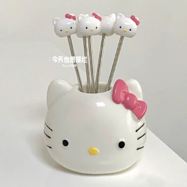 Bộ Nĩa Hello Kitty 10 Chiếc Siêu Xinh - Giá ưu đãi 76.888đ cho gia đình 2.026 8
