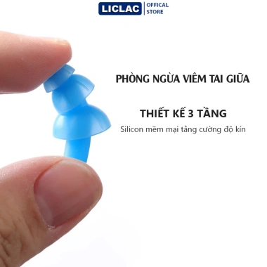 Bộ Nút Bịt Tai & Kẹp Mũi Chống Nước Khi Bơi BT01 KM01 - Bảo Vệ Tai Mũi