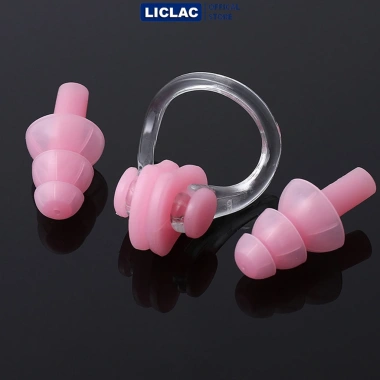 Bộ Nút Bịt Tai & Kẹp Mũi Chống Nước Khi Bơi BT01 KM01 - Bảo Vệ Tai Mũi
