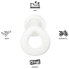 Bộ nút tai giảm tiếng ồn silicone mềm, tái sử dụng, chống nước, bảo vệ ngủ, du lịch, bơi lội, giá 57.200₫ 4