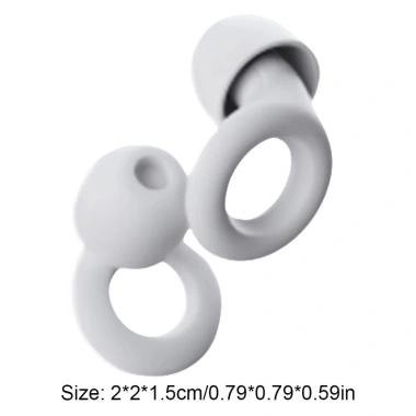 Bộ nút tai giảm tiếng ồn silicone mềm, tái sử dụng, chống nước, bảo vệ ngủ, du lịch, bơi lội, giá 57.200₫