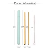 Bộ ống hút du lịch thép không gỉ 304 tiện dụng kèm hộp đựng - Giá chỉ 54.560₫ 5