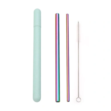 Bộ ống hút du lịch thép không gỉ 304 tiện dụng kèm hộp đựng - Giá chỉ 54.560₫ 9