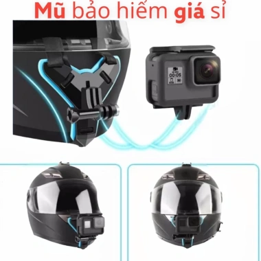 Bộ phụ kiện gắn cằm nón Fullface và đai camera hành trình - Giá chỉ 77.349đ