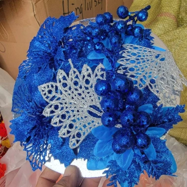 Bộ phụ kiện trang trí tháp nước và bánh, giỏ quà Tết 2.026, sỉ lượng, giá 38.000đ