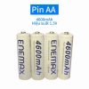 Bộ Pin Sạc 1+4 AA 4.600mAh Nhanh Enenmax An Toàn Tự Ngắt, Báo % Pin - 190k 4
