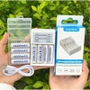 Bộ pin sạc Enemax 1 sạc + 8 pin AA 4.600mAh Sạc nhanh, tự ngắt, báo % pin 2