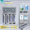 Bộ pin sạc ENEMAX cao cấp 4 AA 4.600mAh +4 AAA 2.600mAh, Dock sạc, sạc hơn 3.500 lần - Giá ưu đãi 216.960 VND 4