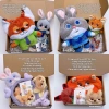 Bộ quà tặng Gấu Bông Cáo Nick Thỏ July Zootopia Đáng Yêu - Quà 14/2, Giá 58k
