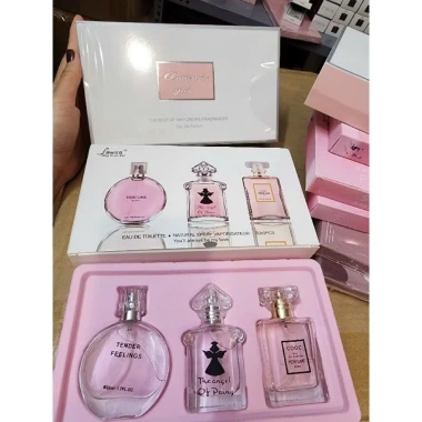 Bộ quà tặng Nước hoa nữ 3 chai Butterfly Girl cao cấp full box thơm lâu 75.000đ MAR ORIGINALS