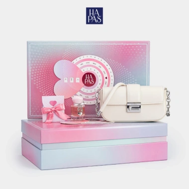 Bộ Quà Tặng Túi Xách Dịu Dàng HAPAS 2.026 Quà Valentine 14/2 Giá Ưu Đãi 1.68 Triệu Bộ Quà Tặng Túi Xách Dịu Dàng HAPAS 2.026 Quà Valentine 14/2 Giá Ưu Đãi 1.68 Triệu
