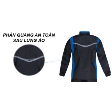 Bộ Quần Áo Đi Mưa RANDO 2 Lớp Vải Dù Không Thấm Nước, Phản Quang An Toàn Phượt Giá 584k 3 Bộ Quần Áo Đi Mưa RANDO 2 Lớp Vải Dù Không Thấm Nước, Phản Quang An Toàn Phượt Giá 584k 3