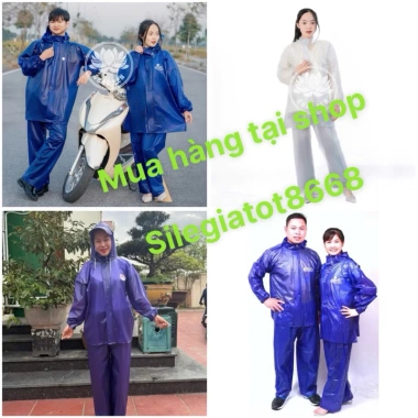 Bộ quần áo mưa chúc sen - Siêu nhẹ, chống thấm, giảm giá tới 18k, chỉ 33.000đ