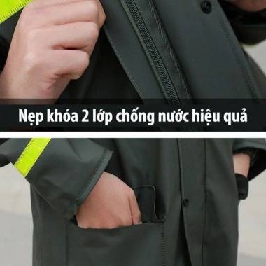 Bộ Quần Áo Mưa Đúc Su Cao Su Non – Chống Thấm Tuyệt Đối, Hàng Loại 1, Giá 192.617₫