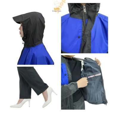 Bộ Quần Áo Mưa Nam Nữ 2 Lớp Gore Tex Cao Cấp - Chống Thấm, Chắn Gió, Siêu Bền Hàn Quốc, Giá Ưu Đãi 235k