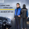 Bộ Quần Áo Mưa Nam Nữ DIDOOGLT 2 Lớp Vải Dù Dày Dặn Chống Thấm Nước - Giá 245.000₫