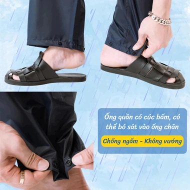 Bộ Quần Áo Mưa Nam Nữ DIDOOGLT 2 Lớp Vải Dù Dày Dặn Chống Thấm Nước - Giá 245.000₫ 7 Bộ Quần Áo Mưa Nam Nữ DIDOOGLT 2 Lớp Vải Dù Dày Dặn Chống Thấm Nước - Giá 245.000₫ 7