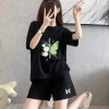 Bộ quần áo thun nữ dáng rộng NB25 in hình cotton Loza - Giá giảm 271k 5