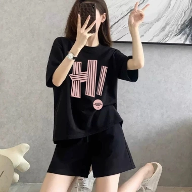 Bộ quần áo thun nữ dáng rộng NB25 in hình cotton Loza - Giá giảm 271k 9 Bộ quần áo thun nữ dáng rộng NB25 in hình cotton Loza - Giá giảm 271k 9