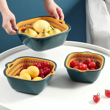 Bộ Rổ Nhựa Cao Cấp Kèm Chậu 6 Món - Giá chỉ 39.000 VND, Tiết Kiệm tới 8.970 VND