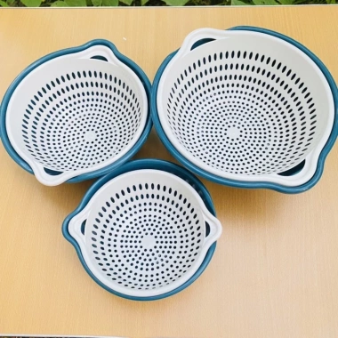 Bộ Rổ Nhựa Cao Cấp Kèm Chậu 6 Món - Giá chỉ 39.000 VND, Tiết Kiệm tới 8.970 VND