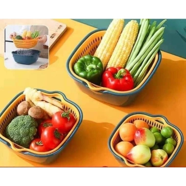 Bộ Rổ Nhựa Cao Cấp Kèm Chậu 6 Món - Giá chỉ 39.000 VND, Tiết Kiệm tới 8.970 VND