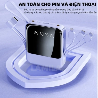 Bo Sac 20.000mAh 10.000mAh Sac Nhanh, Kem Nhieu Day Sac - Gia uu dai 166.800 7
