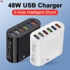 Bộ sạc 48W 6 USB du lịch - Đầu sạc 3.5A, chuyển đổi nhanh, giá chỉ 96.800₫