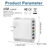 Bộ sạc 48W 6 USB du lịch - Đầu sạc 3.5A, chuyển đổi nhanh, giá chỉ 96.800₫ 8