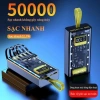 Bộ sạc 50.000mAh 120W PD nhanh, 4 cáp + đèn LED, BH 6 tháng - AUDIO365 239k 9
