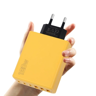 Bộ sạc 6 cổng USB-A/USB-C 120W QC3.0 Siêu nhanh - USB-C sang Type‑C, du lịch EU US UK, giá 47.740₫ 8