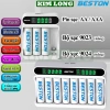Bộ sạc BESTON C9.023L/C9.024L, Pin AA 3.300mAh và AAA 1.300mAh 1.2V - Giá chỉ 65.000đ
