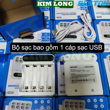 Bộ sạc BESTON C9.023L/C9.024L, Pin AA 3.300mAh và AAA 1.300mAh 1.2V - Giá chỉ 65.000đ 7 Bộ sạc BESTON C9.023L/C9.024L, Pin AA 3.300mAh và AAA 1.300mAh 1.2V - Giá chỉ 65.000đ 7